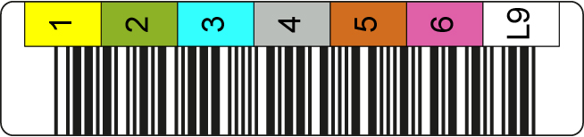 Barcodelabel 1709-LV