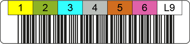 LTO-9 Barcodelabel 1709-SL