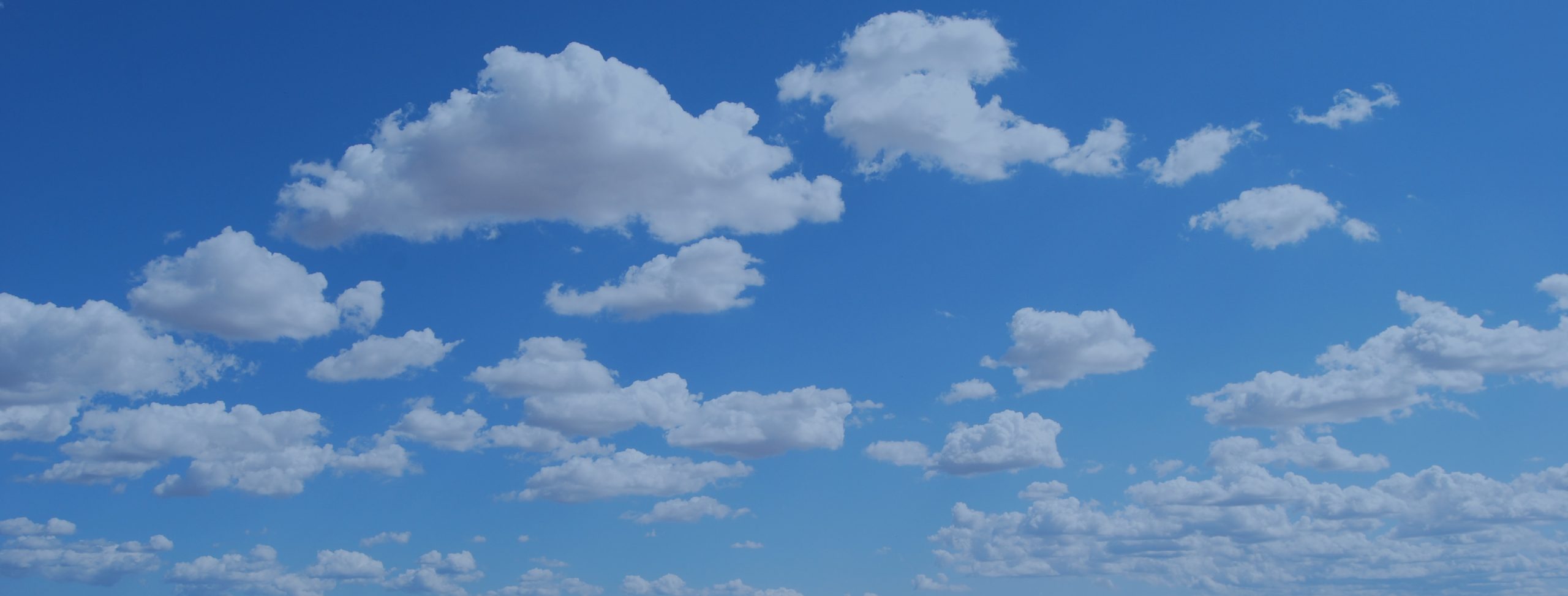 Blue sky with clouds